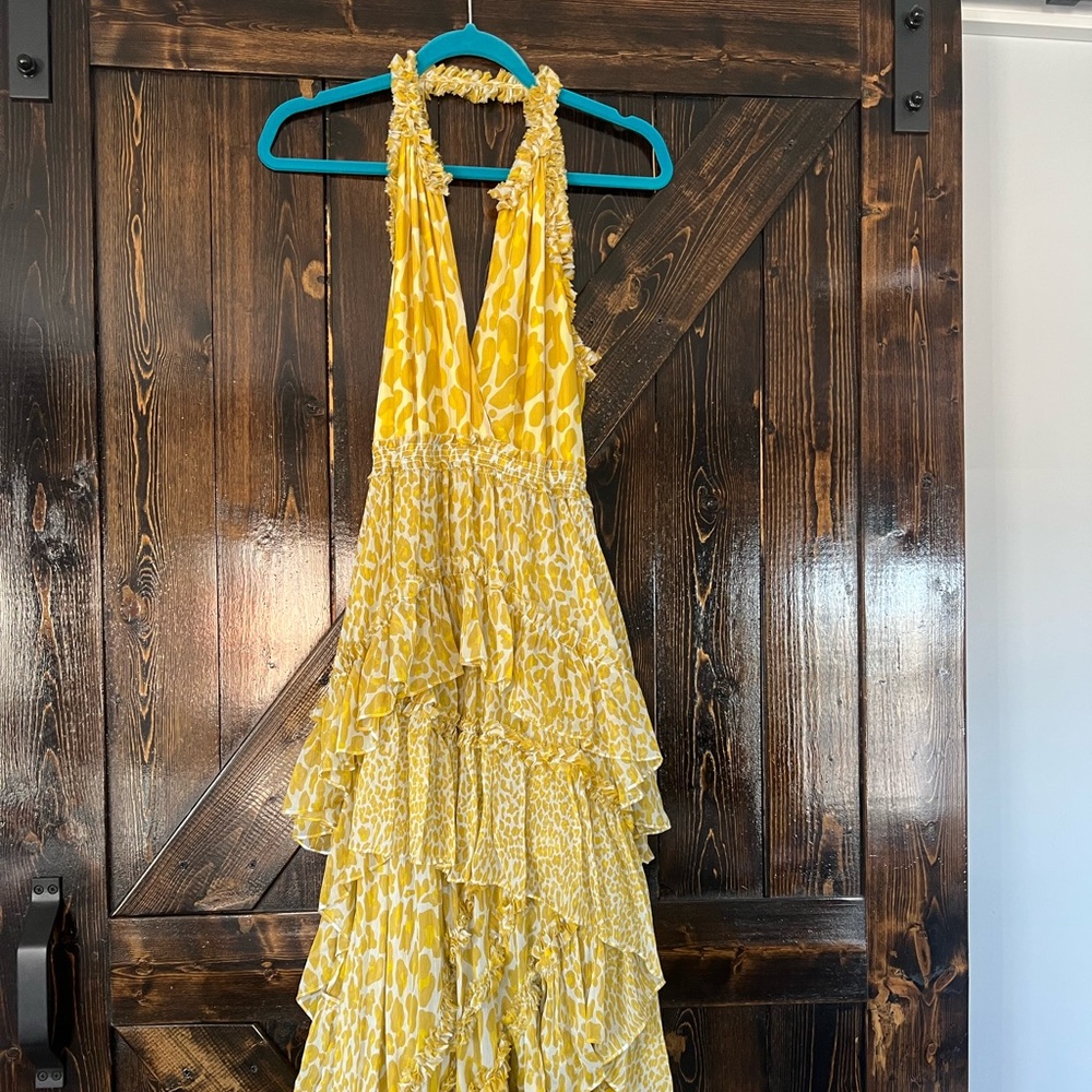 DVF 100% silk gown